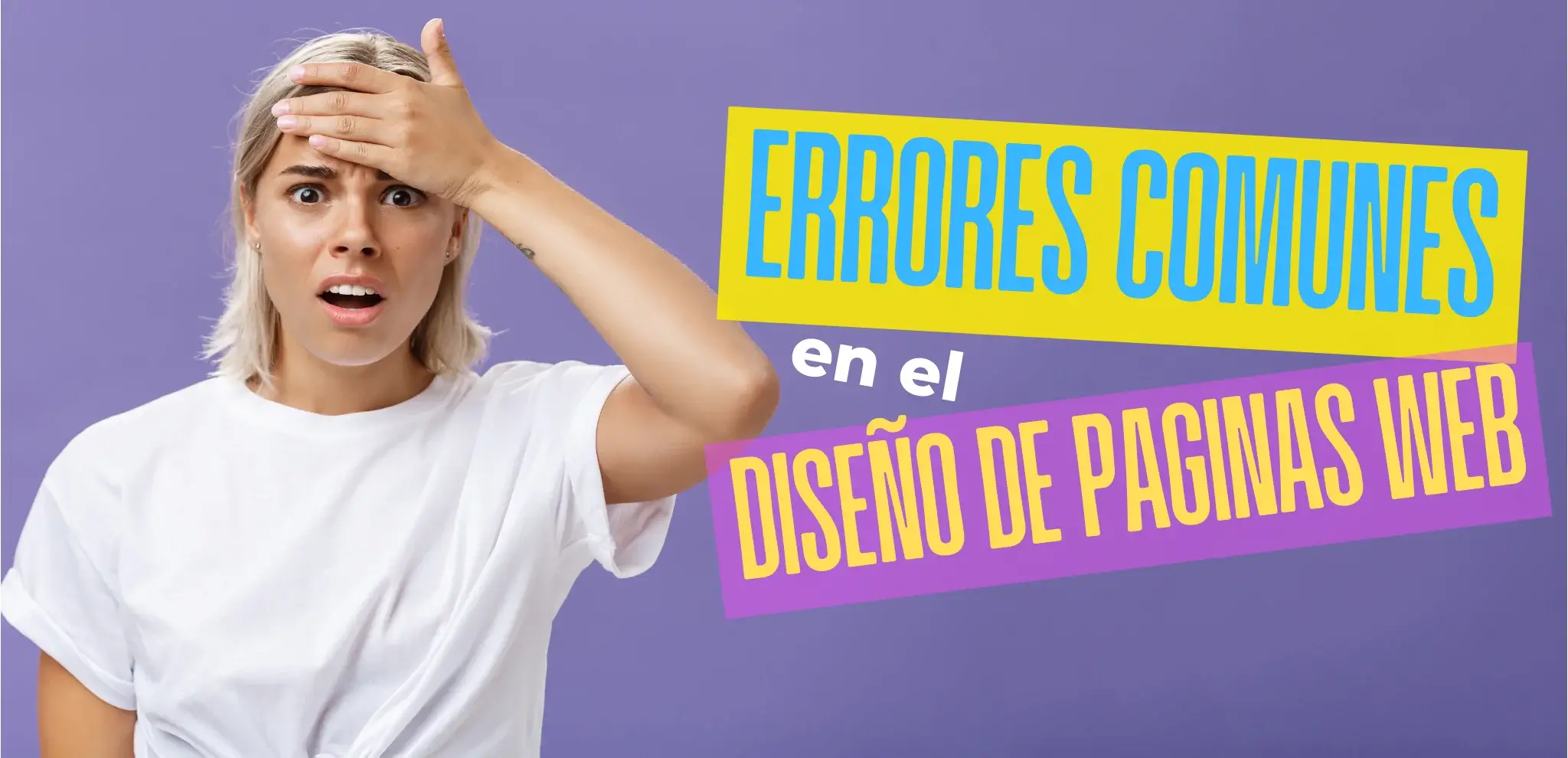 Errores comunes en diseño web